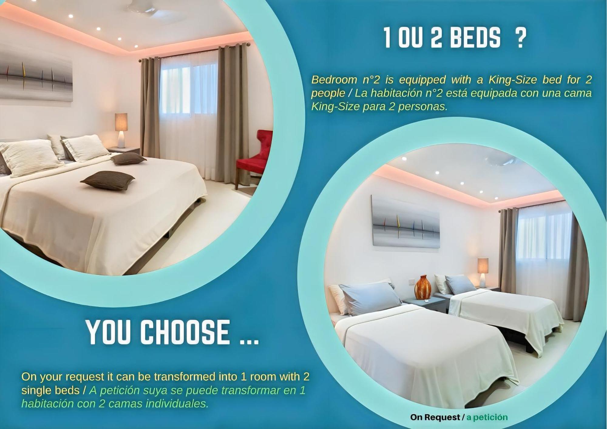 Luxury Duplex -4 Pers- 2Mn Beach&5Th Av, Pool, Gym Playa del Carmen Eksteriør billede